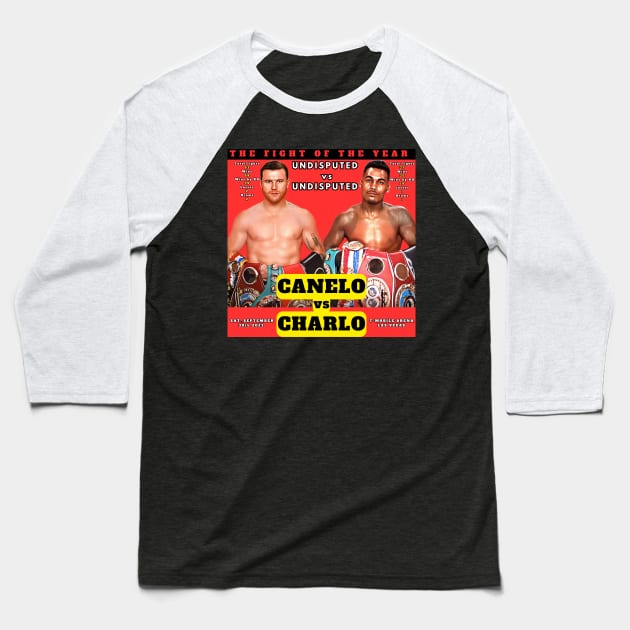 Canelo vs Charlo Alternative Baseball T-Shirt by M.I.M.P.